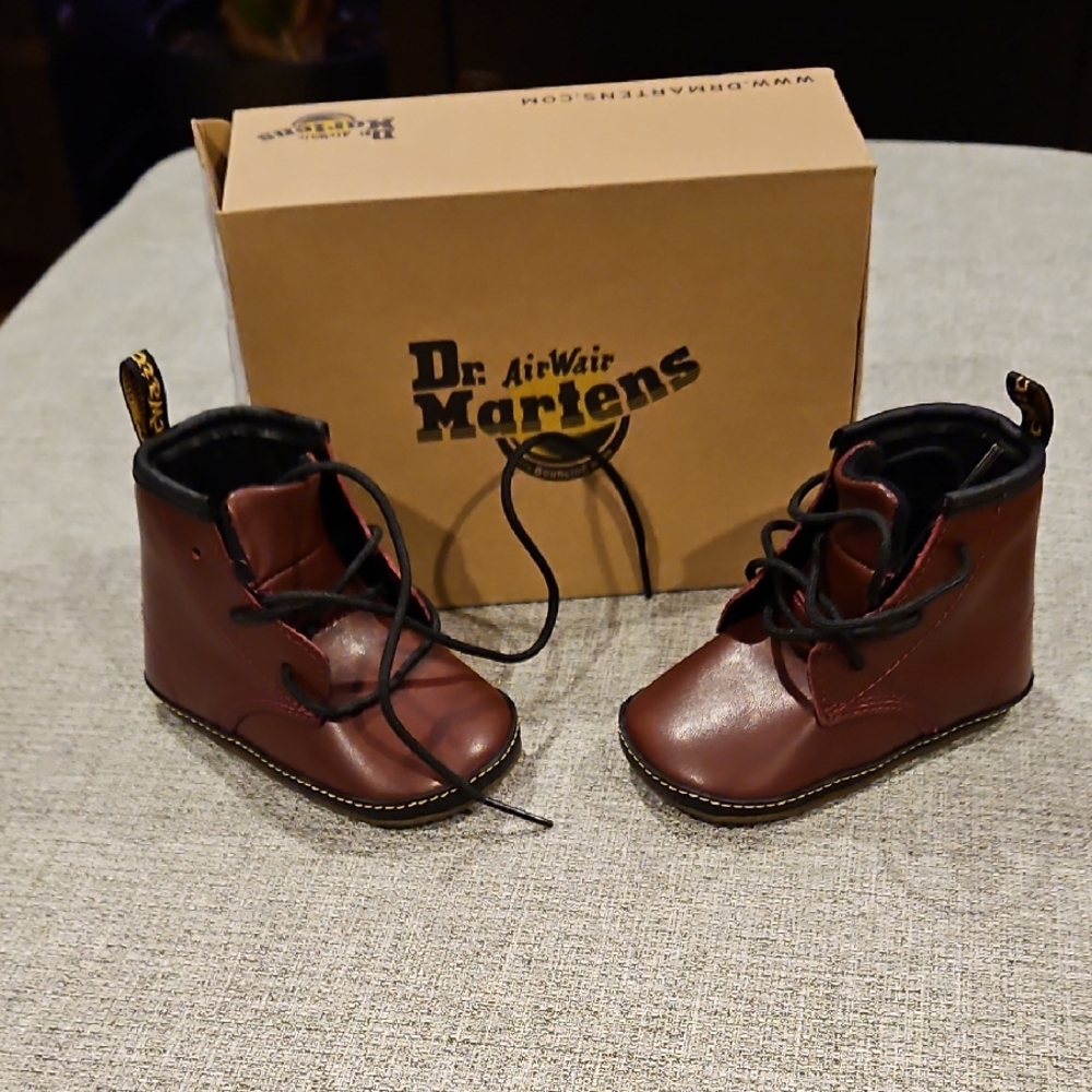 Dr. Martens Kids Cherry Red Boots